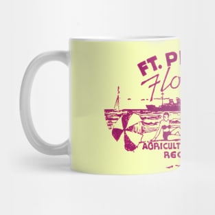 1940s Fort Pierce Florida Mug